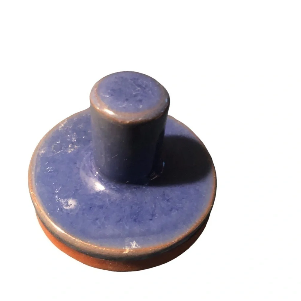 Vintage Terracotta 2” Butter Or Cookie Press Vintage Clay Teddy Bear Bunny